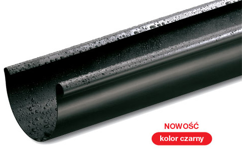 Czarny PVC - nowość w ofercie tworzywowych systemów rynnowych GAMRAT SA Czarny PVC - nowość w ofercie tworzywowych systemów rynnowych GAMRAT SA